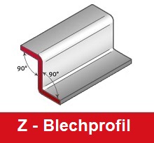 Z Blechprofil Expowin_spenglerei-shop.de 